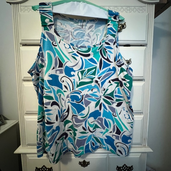 NWOT Croft & Barrow Sleeveless Top, XL - Picture 5 of 5